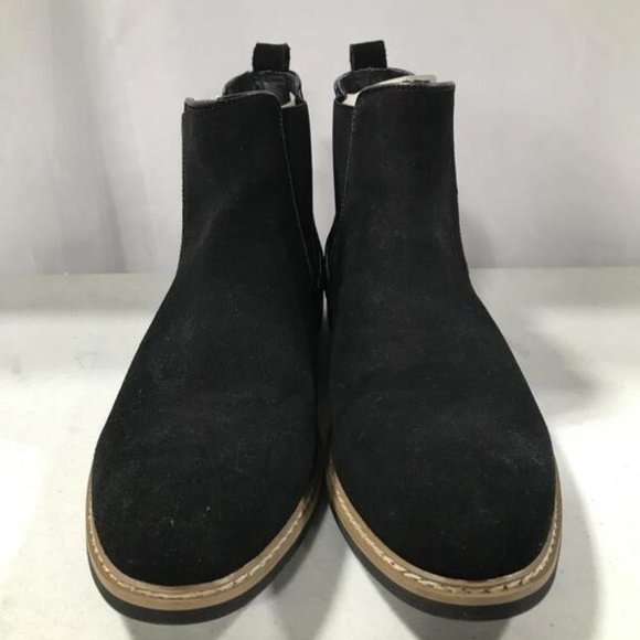 NEW Floyd Mens Lucas Cow Suede Boots Black Suede 10.5 black - Picture 1 of 4